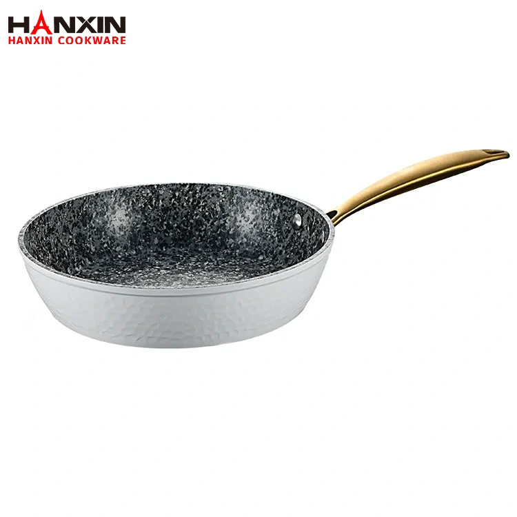 مقلاة عميقة مطلية بالجرانيت غير لاصقة من الألومنيوم